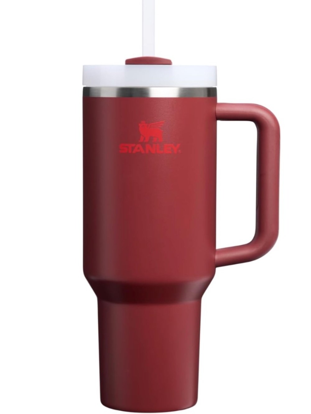NEW STANLEY Quencher H2.0 Flow State Tumbler, 40 oz, Cranberry